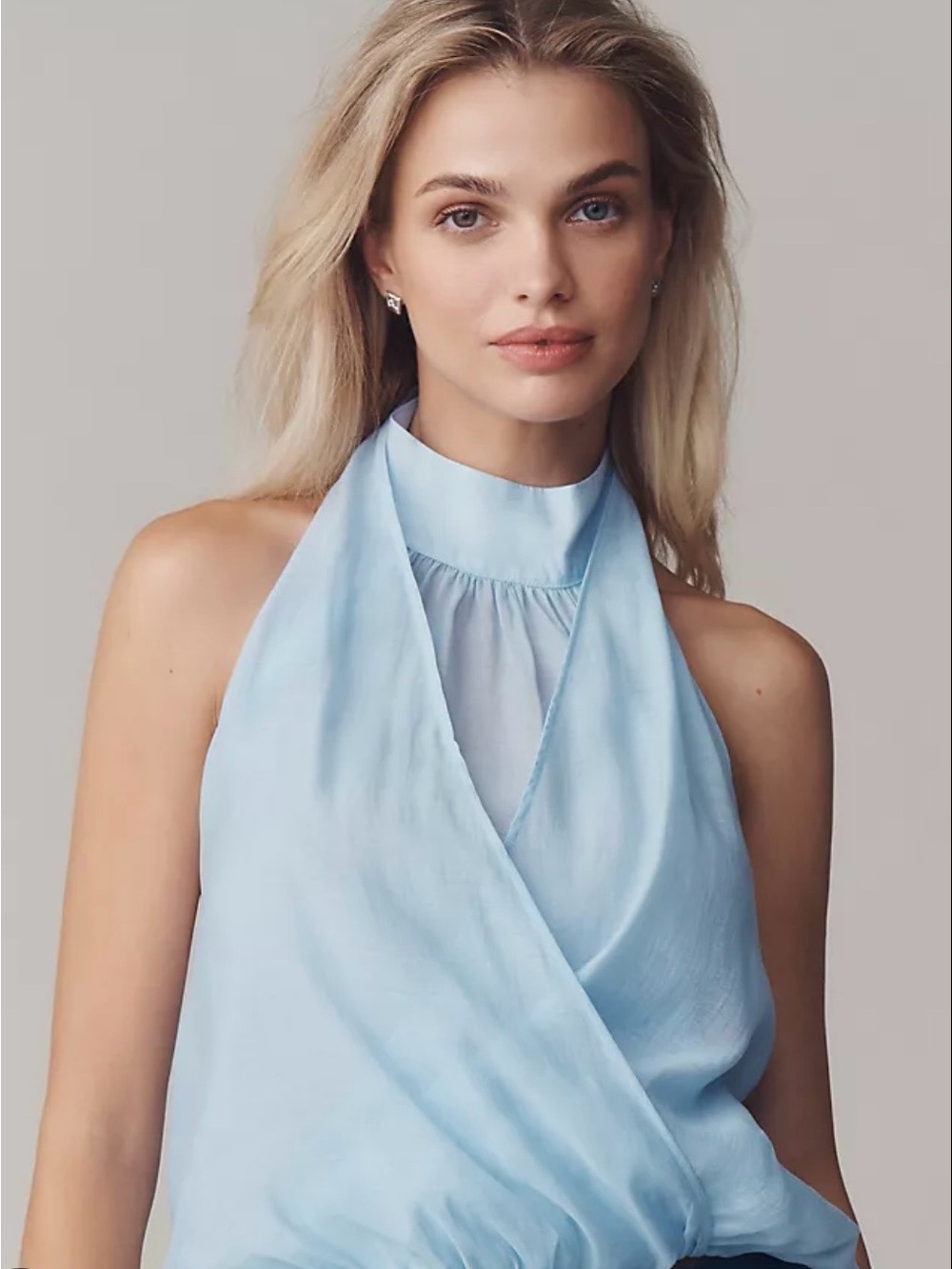 Anthropology Layered Halter Sleeveless Blouse